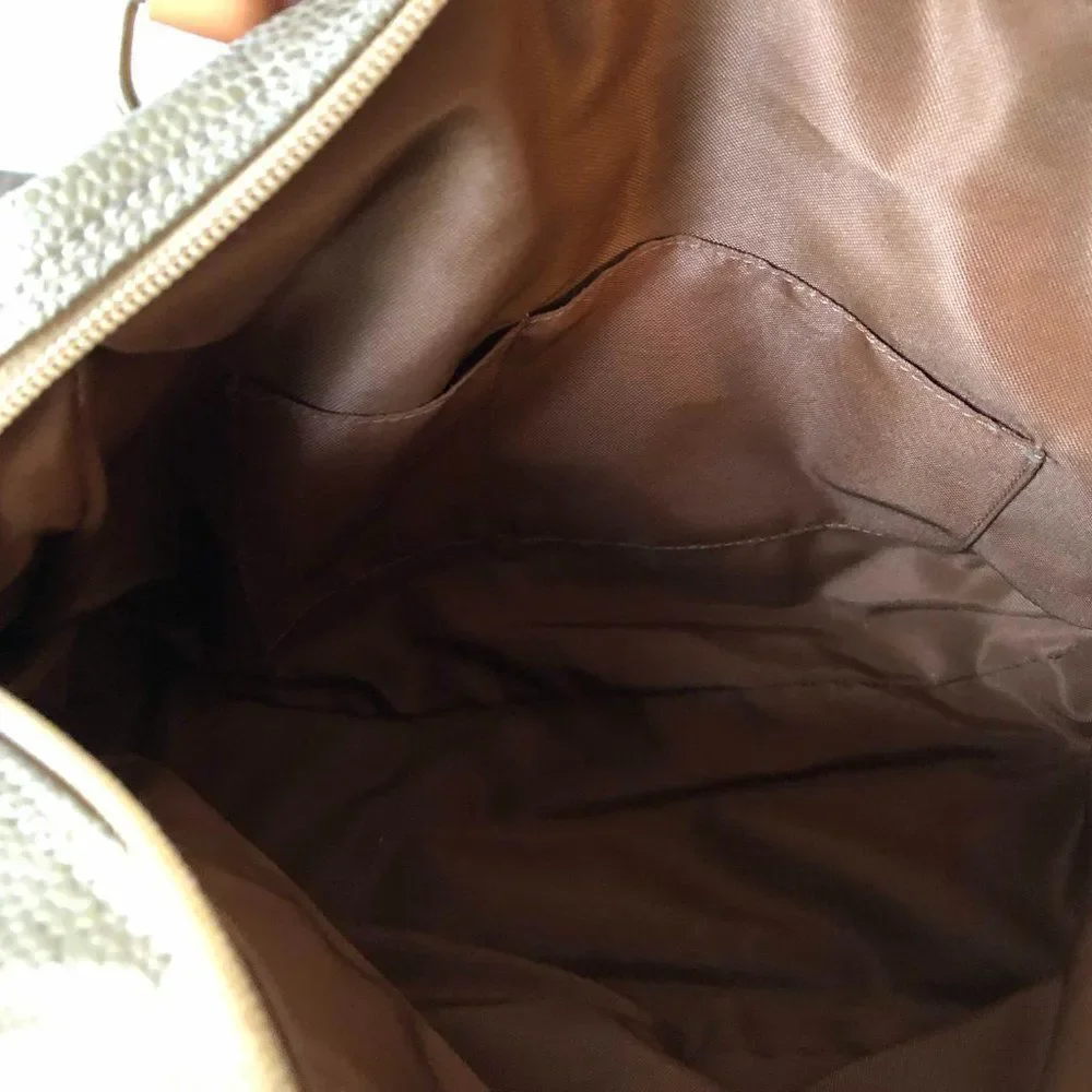Brics Olive Green Micro Suede Shoulder Bag‎